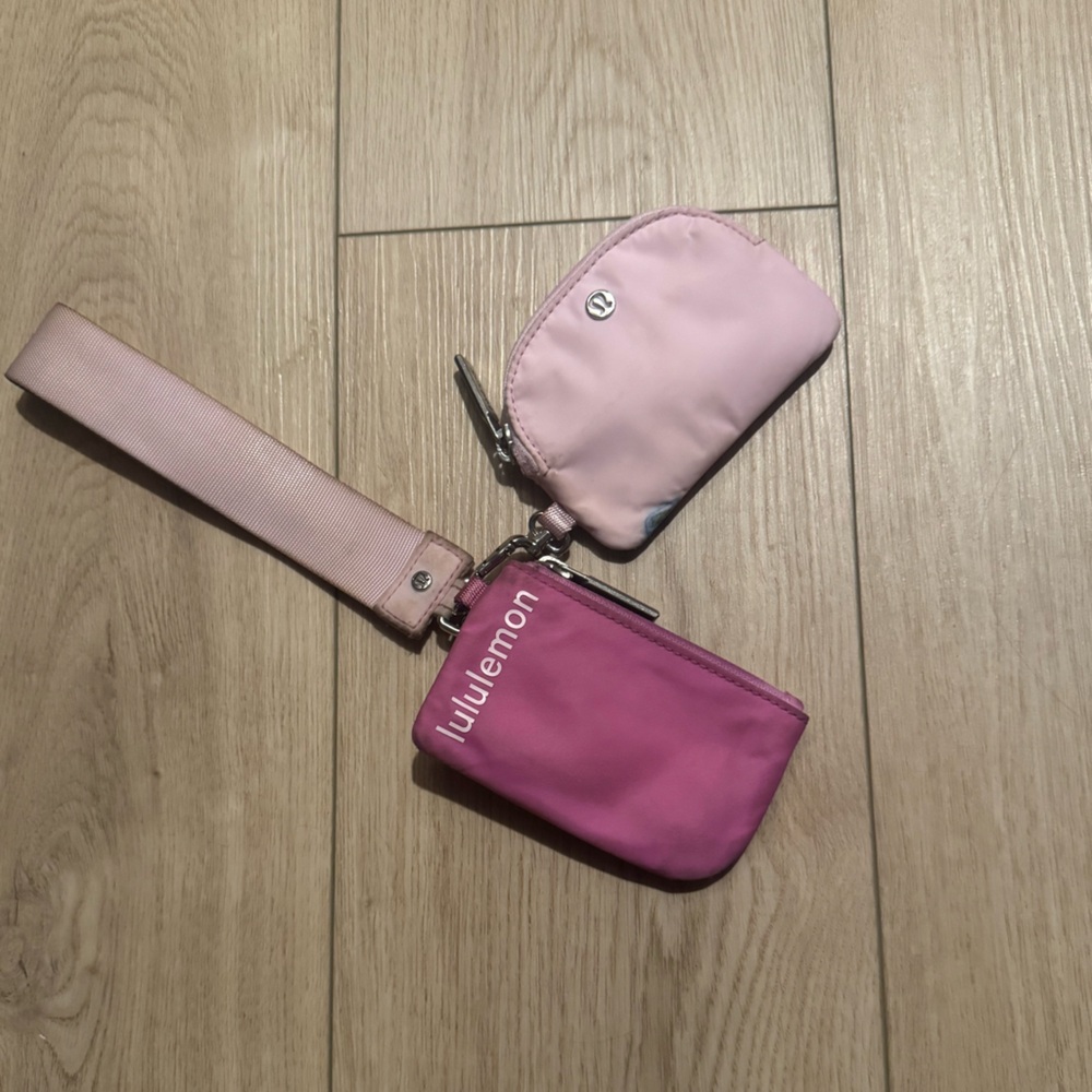 lulu pink wallet